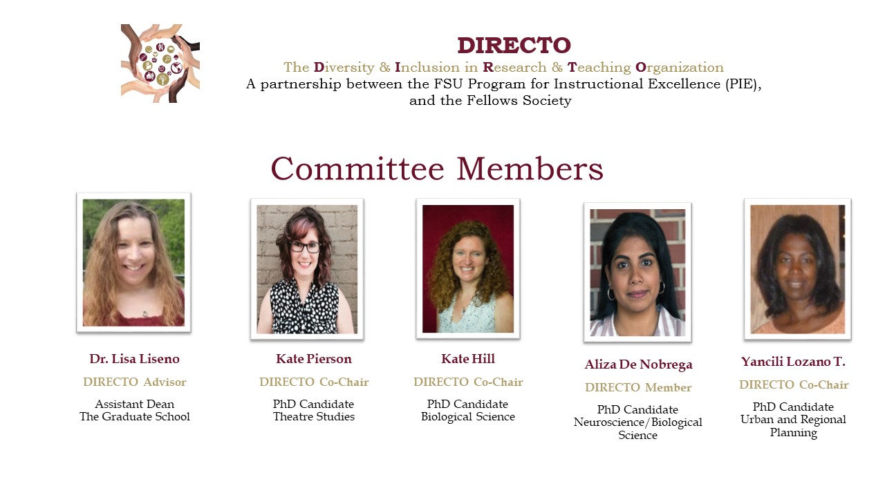 DIRECTO Committee Members Summer & Fall 2018